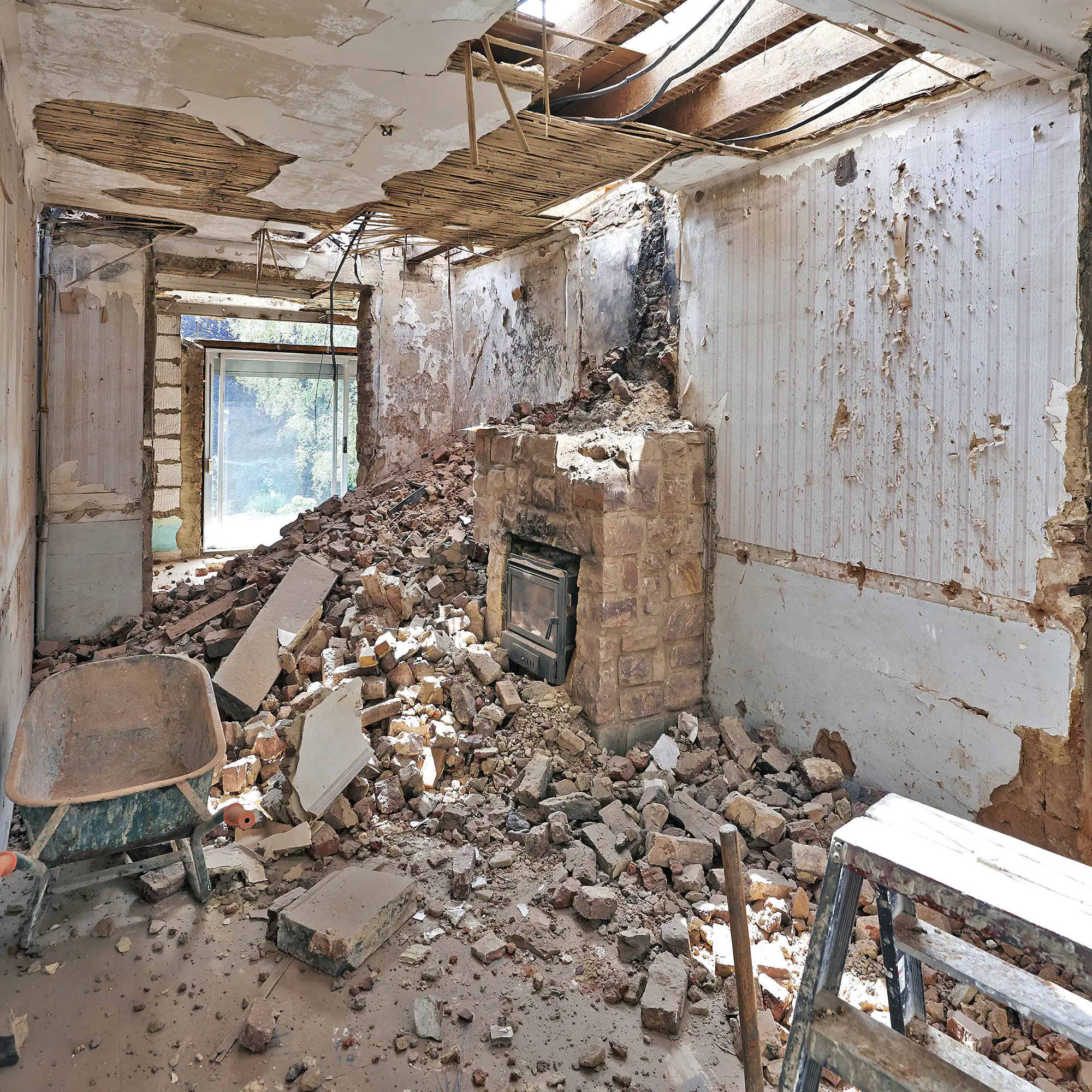 Sanierung Privathaus aus den 70er-Jahren – vorher